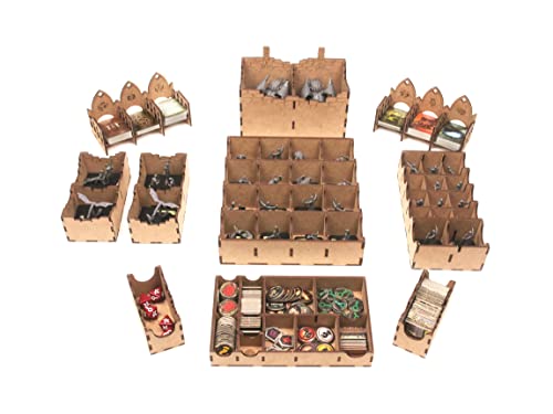 Organizer for Mansions of Madness 2nd ed Board Game, Storage Insert, Accessories Upgrade