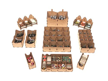 Organizer for Mansions of Madness 2nd ed Board Game, Storage Insert, Accessories Upgrade