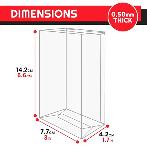 EVORETRO Japanese Booster Box Case 5-Pack + Booster Pack Protectors 10-Pack – 0.5MM & 0.35MM PET TCG Storage Bundle