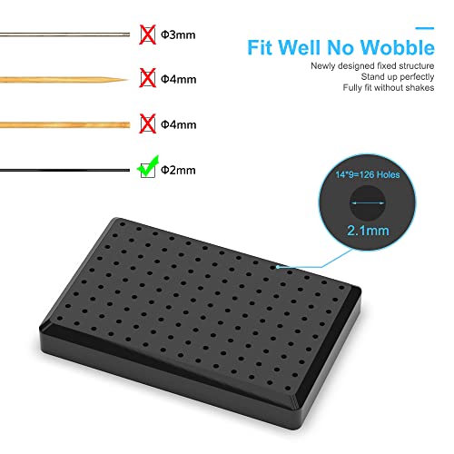 Painting Stand Base Holder and 12PCS Alligator Clip Sticks Set (with Sturdy Rubber Tips) Modeling Tools for Airbrush Spray, for Gundam Hobby Model Parts Assemble, for DIY Card Photo Memo - size: BC1201