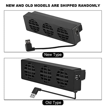 Cooling Fan, USB Cooling Fan Base Stand Dock Cooling Fan Docking Station Cooler Holder Bracket for Switch Console