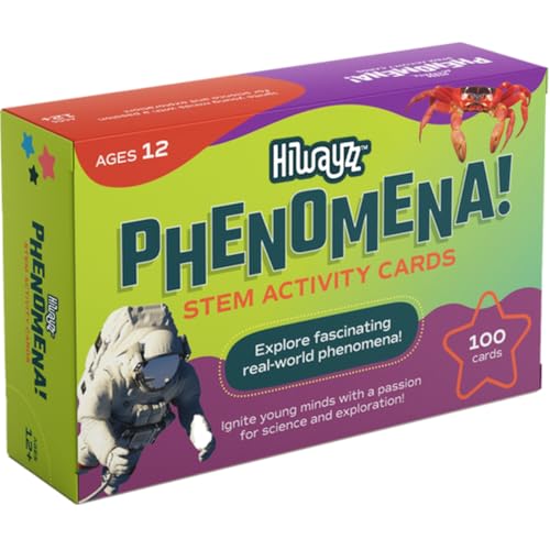 STEM Activity Cards Ages 12+ | 100 Cards for Classroom Activities | Over 150 Hours of Hands-On Science Exploration | Teacher Must-Haves | Free Bonus Resources - style: Ages 12+