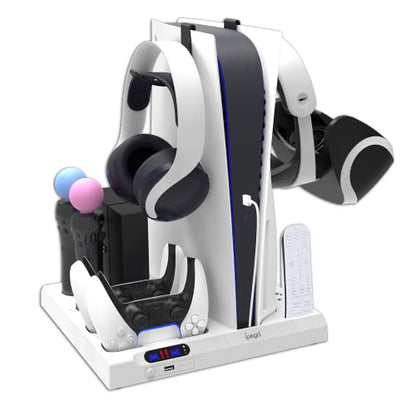 Cooling Fan with Vertical Stand for Playstation 5 Using for Holding and Charging Console and Accessories
