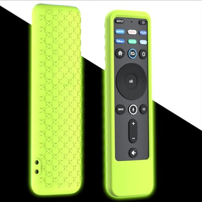 Case for Vizio XRT260 Voice Remote Control 2023/2021, Cover for VIZIO XRT260 Smart TV Remote Silicone Skin Sleeve Glow in The Dark Green - color: Glow Green
