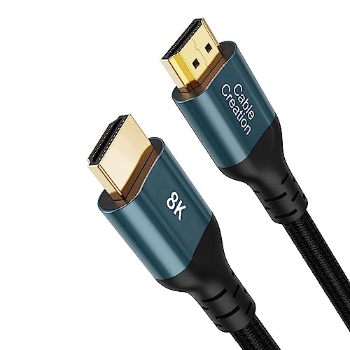 CableCreation HDMI Cable 8K, HDMI for PS4 (48Gbps, 8K@60Hz) - 6.6 Feet, Xbox Series X HDMI Cable, eARC HDR HDCP 2.2 2.3 - color: Blue, size: 6.6Ft