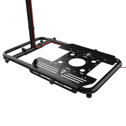 Turtle Beach VelocityOne Universal Stand for Flight Simulation & Racing Simulation Accessories with adjustable height design, metal construction, and fold flat design for PC & Xbox – Black | Solid Steel Construction, Fold-Flat Design, Adjustable Height, R