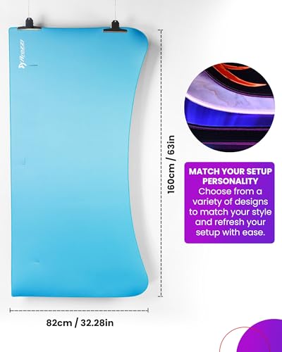 Arozzi Arena Gaming Desk Pad D004 | Full Desk Mouse Pad, Washable Desk Mat, Anti-Slip Rubber Base, Water-Resistant Surface - color: D004