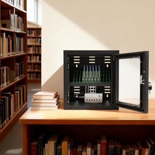 Rechargeable Mobile Phone Charging Cabinet,12 Slots Cell Phones Charging Station Portable Cellphone Charging Cart with Combination Lock, for Students and Employees, Tourists (12Slots) - size: 12Slots