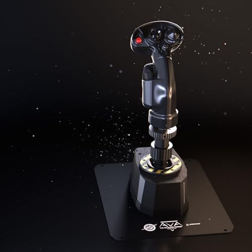 Thrustmaster AVA Base & F/A-18C Hornet Flight Sim Stick Bundle - PC | 1:1 USAF licensed Hornet replica stick, 19 programable buttons, 2-step trigger, 8-way hat, offset adapter - style: AVA & F18 Bundle