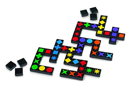 Mindware | Qwirkle UK Edition | Board Game | Ages 6+ | 2-4 Players | 45 Minutes Playing Time - style: Qwirkle UK Edition