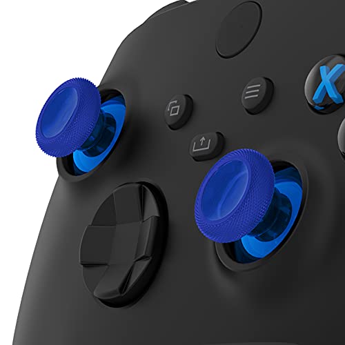 eXtremeRate Replacement Thumbsticks for Xbox Series X/S Controller, Joysticks Repair Kit Accessories, Custom Analog Stick Buttons for Xbox One S/X/Elite Controller - Clear Blue - color: Clear Blue
