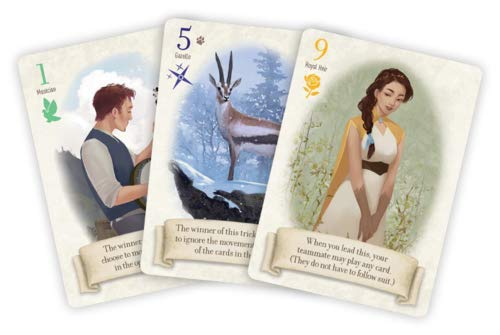 Renegade Game Studios Fox in the Forest Duet 2 Player Card Game | Cooperative trick-taking game for ages 10+. Features beautiful artwork and gems to collect during 30-minute gameplay