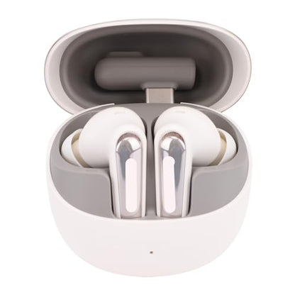 Gaming Earbuds with Noise Cancelling Mic 2.4GHz Dual Mode for PC and Mobile Gaming (White) - color: White