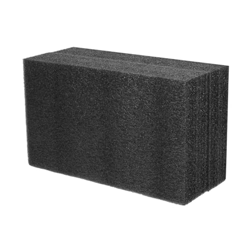 Ciieeo 2pcs Black Polyethylene Foam Sheets 25x15x5cm Epe Foam Inserts for Packaging Cushioning, DIY Crafts, Game Storage, and Tool Case Padding