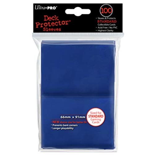 Ultra Pro Deck Protector, Standard, Blue, 100 Count - color: Blue, size: 100 Count