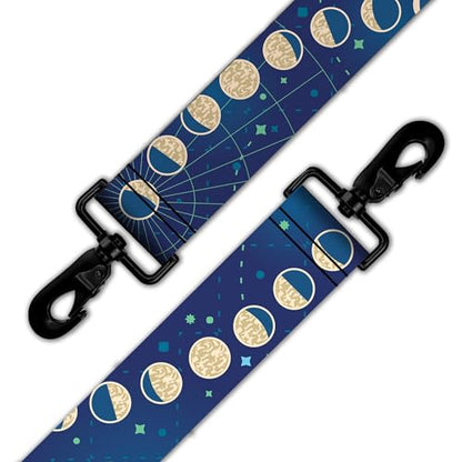 Rollacrit Gelatinous Cube 55-inch Bag Strap - Nylon Strap for Bag of Holding Messenger Bag, Purses, Cross-body bags, game bags - style: Moon