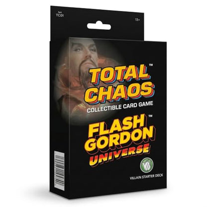 Total Chaos CCG: Flash Gordon™ Universe Villain Starter Deck | 61 Card Deck | 10-Card Booster
