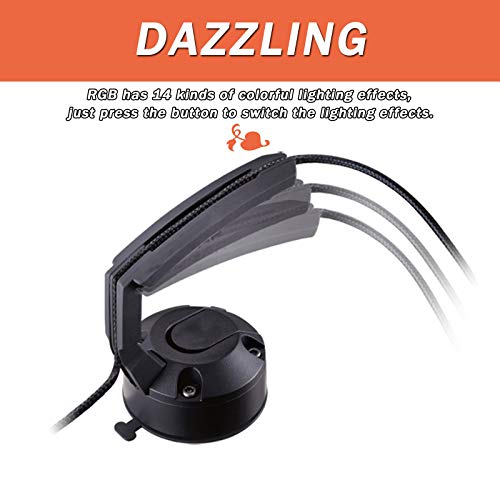 TWW Mouse Bungee, Aluminium Alloy Gaming Mouse Cable Cord Management System, Flexible Mouse Cable Holder Fixer for Esports Gaming