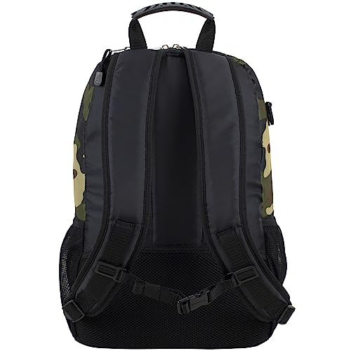 Eastsport Travel Skateboard Backpack Double Strap Laptop Bag Multi-Sport Design for Men and Women, Army Camo - color: Army Camo
