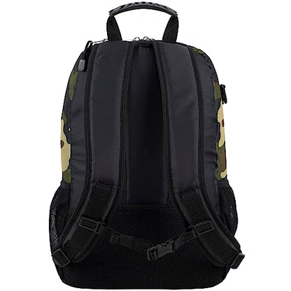 Eastsport Travel Skateboard Backpack Double Strap Laptop Bag Multi-Sport Design for Men and Women, Army Camo - color: Army Camo