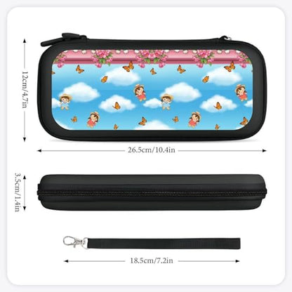 PPIKTC Hard Shell Travel Case for Switch, Portable Protective Carrying Bag with 15 Game Cartridges, Garden Wonder Kittens Cats Games Accessories - color: Design (209)