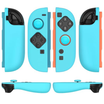 TNP JoyCon 2 Case Cover for Nintendo Switch 2 2025 - Soft Anti-Slip Silicone Protective Skin with Thumb Grip Caps Compatible with Nintendo Switch 2 Joy-Con 2 Controllers, 2 Pack (Light Blue) - color: Light Blue
