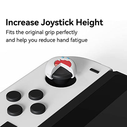 GeekShare Cute Silicone Joystick Thumb Grip Caps, Joystick Cover Compatible with Switch/OLED/Switch Lite,4PCS - BOBO Cat - color: BOBO Cat
