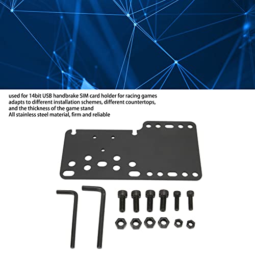 USB Game Handbrake, Universal for 14bit SIM for Racing Games G27 G25 G29 T500 T300 - Not Suitable for X Box 1 and for (Black)