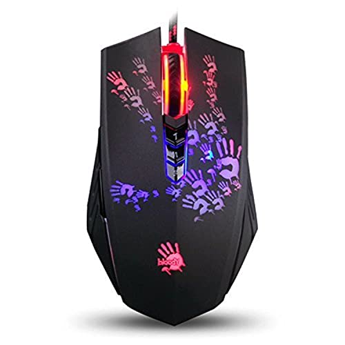 Bloody A60L Optical Gaming Mouse with Light Strike (LK) Switch & Scroll - Fully Programmable and Advance Macros (A60L) - color: A60L