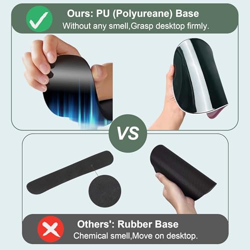 Mouse Pad with Keyboard Wrist Rest,Ergonomic Mouse Pad Wrist Support PU Base with Coaster,Mousepad with Nonslip Base for Computer Laptop Keyboard Home&Office - color: B-Glitter Green