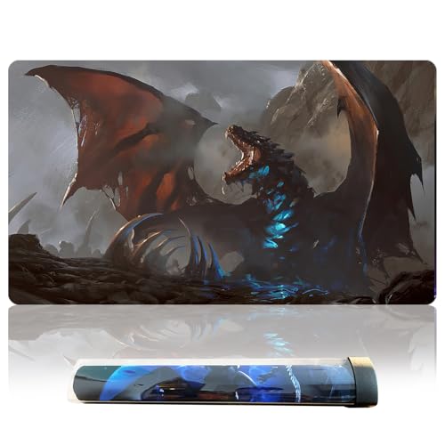 TCG playmat Table Mats Size 70X40 cm Mousepad Compatible for MTG RPG CCG Trading Card Game Play mats Original Play Mat Art Designs & Accessories (7) - color: 7