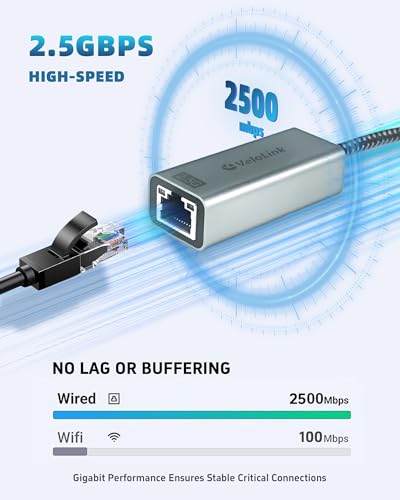 USB A/C to Ethernet Adapter,Ethernet to USB,USBA to RJ45 for Nintendo Switch 2 ,Gigabit Ethernet Adapter, LAN Network for Laptop, MacBook,Chromebook,Surface, Desktop,PC and More (USB A+C 2.5G) - size: USB A+C 2.5G