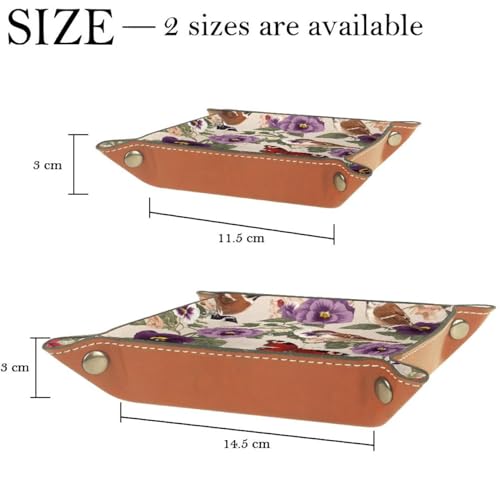 Butterfly Flowers Birds Dice Tray Dice Rolling Tray Folding Dice Holder for Dice Games, Like RPG, DND and Other Table Games - color: Multi 13