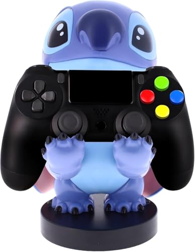 Exquisite Gaming Stitch Phone Holder & Cable Guys Controller Stand with USB Charging Cable
