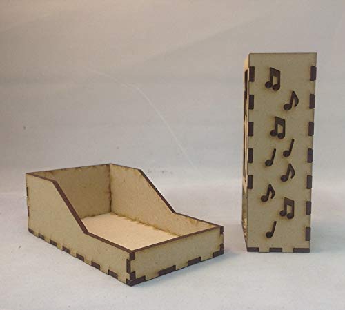 Bard Mini Dice Tower v1 Smoke Acrylic Window Laser Cut MDF Unique Gift