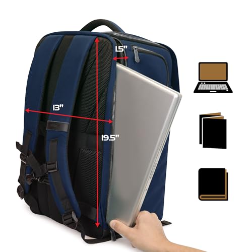 ENHANCE Collector's Edition DnD Backpack - RPG DM Bag for Dungeons and Dragons - DnD Bag fits 6-8 Books, 18" Laptop/DM Screen Slot, Miniature Foam Trays, Accessory Pockets, Map Strap (Dragon Blue) - color: Dragon Blue