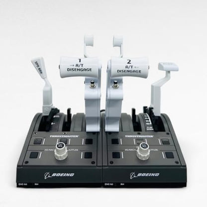 Boeing 737 White Thrust/Throttle Levers For Thrustmaster TCA Boeing Edition Throttle Quadrant