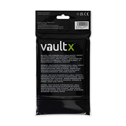 Vault X Soft Penny Sleeves (200 Pack) Clear for Trading Cards TCG | Fits standard-size TCG cards for daily storage. Soft, clear penny sleeves, acid-free. 200-pack of everyday protection. - size: 200 Pack