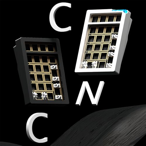 STARS21 Mechanical Number Pad,Aluminum CNC VIA/QMK Programmable Macro Numpad Gasket Hot Swappable Wireless Numeric Keypad BT5.0/2.4Ghz/USB-C RGB Gaming Keypad for Laptop/PC/Office (Black) - color: Black