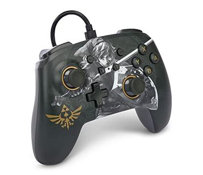 PowerA Enhanced Nintendo Switch and Switch 2 Wired Controller - Legend of Zelda Battle Ready Link, Officially licensed - color: Battle-Ready Link