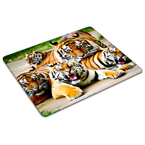 Square Mouse Pad Big cat,Gaming Mouse Pads for Desk,Soft Computer Waterproof Non-Slip Mouse Mat - color: Big cat