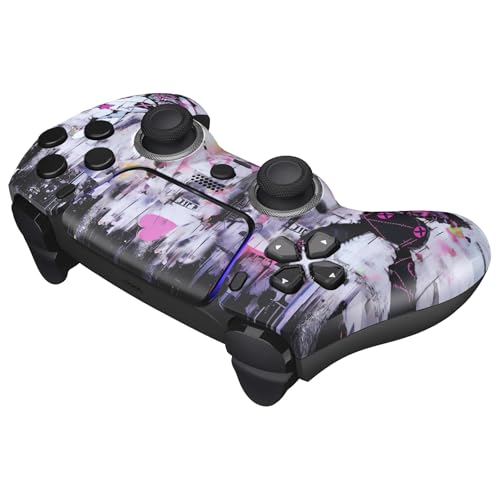 ProControllers LLC Custom Wireless Controller for PS5 - Hand Airbrushed & Multiple Designs Available (Evil Bunny) - color: Evil Bunny