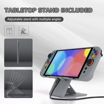 PlayVital Protective Case for Nintendo Switch 2 with Extra Stand | Ultra-Slim Dockable Hard Shell, Split Joycon Cover, Button Caps & Thumb Grips | Pattern Series, SFC SNES Classic EU Style - color: SFC SNES Classic EU Style