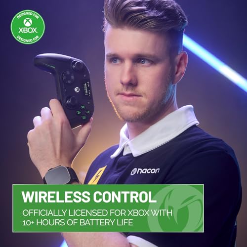 Nacon Revolution X Unlimited Precision Wireless Controller for XBOX and PC | Officially Licensed for XBOX Series X|S, XBOX One, Windows PC & Android via Bluetooth - Wired and Wireless - Charging Station