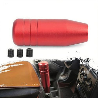 3.5inch Aluminum Alloy Shift Knob, Heavy Duty Car Gear Lever Stick Shifter Handle fit Most Automatic Manual Vehicle Red - color: Red, size: 9cm