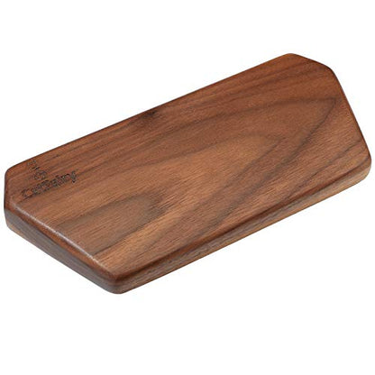 Wooden Keyboard Palm Rest - Walnut Wrist Guard, Solid Wood Mouse Pad - Black Walnut, 6.9in - color: Black Walnut, size: 6.9in