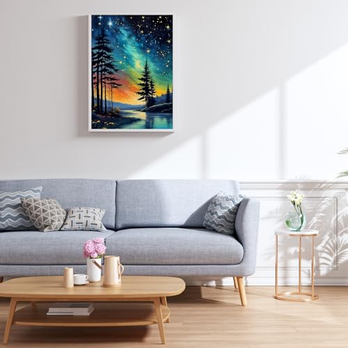 Northern Lights Puzzles for Adults 1000 Pieces, Aurora Borealis Nature Landscape 1000 Piece Puzzle for Adults, Impossible Difficult Hard Fun Jigsaw Puzzles 1000 Pieces