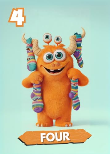 Trash Monsters - Card Game, Easy Number Sequencing Game with Fun Monsters | Ages 3 and up | Kids & Family Nights | Simple to Learn