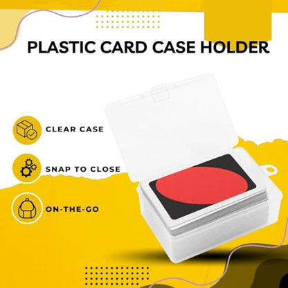 8Pcs Card Case Holder Designed for Classic Card Game, Holds 108 Pcs Card Compatible with Classic Deck, and so on, 3.93x2.6x1.57 Inch Plastic Playing Card Case Box Storage (NO Cards) - color: 8Pcs