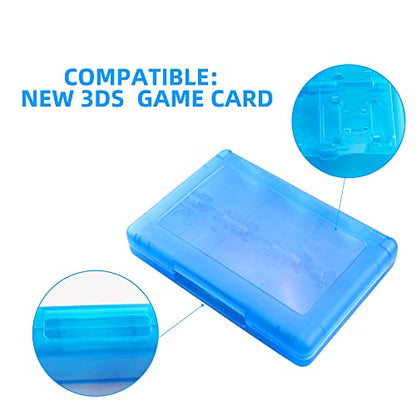 3DS Game Holder Card Case, 28-in-1 Game Holder Card Case Compatible with Nintendo NEW 3DS / NEW 3DS XL / 3DS / 3DS XL / DSi / DSi XL / DS / NEW 2DS /NEW 2DS XL / 2DS/ 2DS XL Catridge Storage Box (Blue) - color: Blue